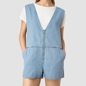 All Saints Denim Kylie Playsuit / Romper -Like New